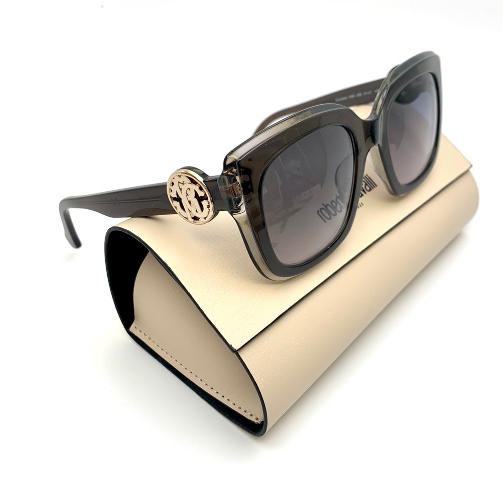 ROBERTO CAVALLI 51mm SQUARE GROSSETTO SUNGLASSES - Picture 5 of 15